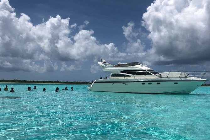 2 Hour Sunset - 47' Azimut, Tulum, Playa del Carmen, Riviera Maya - Swimming, snorkeling, and paddle boards