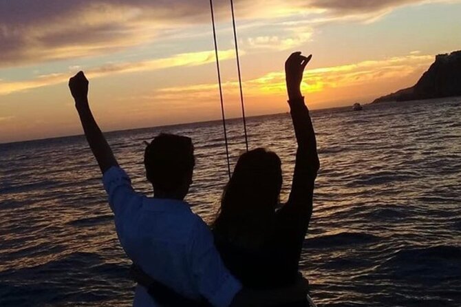 2 Hour Sunset Tour on Catamaran in Cabo San Lucas - Returning to the Arch after dark