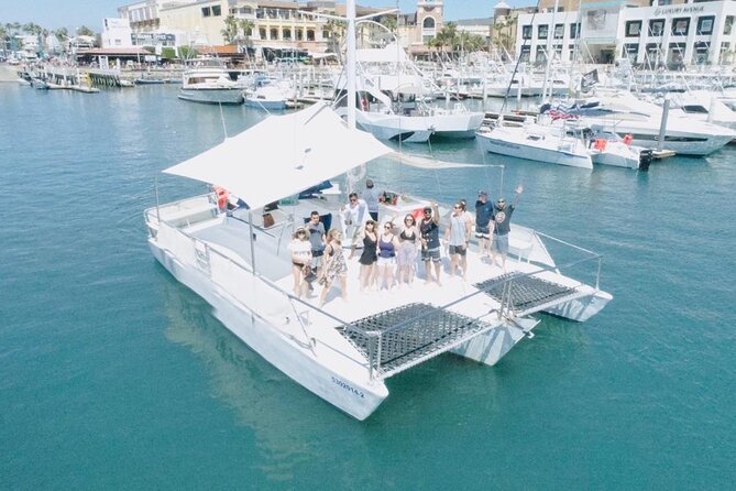 3 hour Snorkeling and Catamaran in Cabo San Lucas - Music, seating, and the feel on board