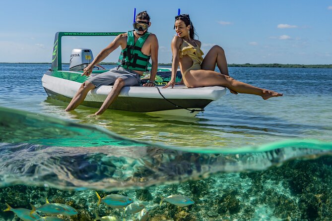 3 in 1 Jungle Speedboat and Snorkeling in Cancun - Snorkeling the Mayan Reef at El Meco