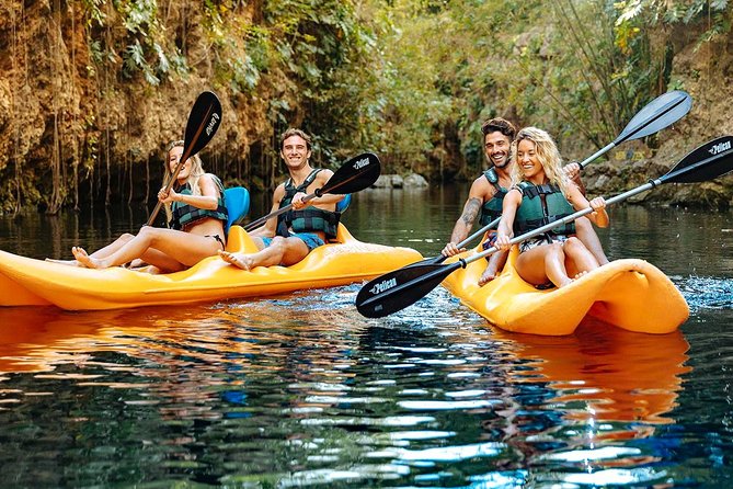 4-in-1 Cenote Tour Guided Experience with Breakfast, Lunch & Wine - Ha’: snorkeling, underwater gardens, and kayaking