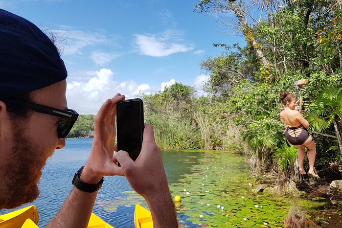 4 Private Cenotes, Zip-Lines, Canoes & Mayan Village with Delicious Lunch - A Mayan village lunch with local character