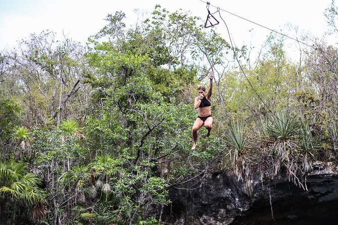 4 Private Cenotes, Zip-Lines, Canoes & Mayan Village with Delicious Lunch - Private transport from Cancun, Cozumel, and beyond