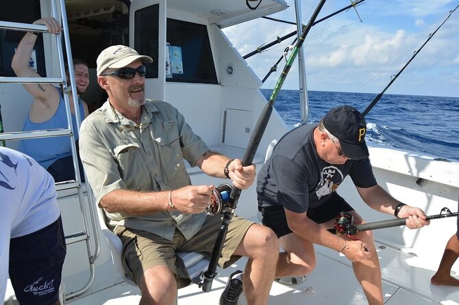 6-Hour Shared Fishing Tour - The crew and the working boat