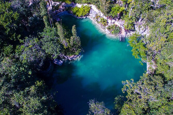 Admission Ticket to Cenotes Zapote EcoPark - Zip lines above and in the water