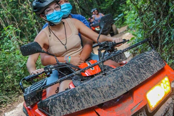 Adrenaline Tour with ATV, Ziplines and Cenote from Cancun - Snacks, tequila, and the food question
