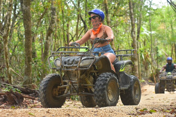 Adventure in the Mayan Jungle with ATV and Zip Line in Tulum - The ATV ride: useful transport, not a racing course