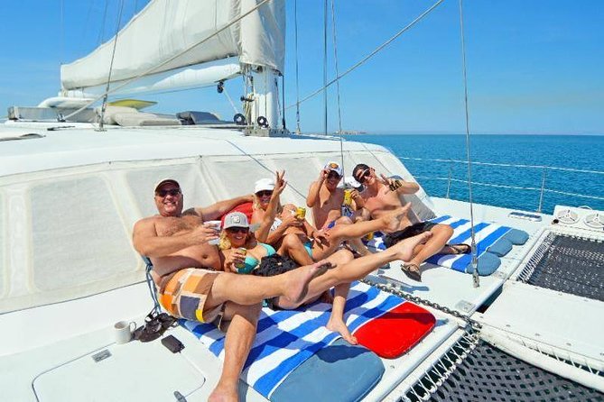 All-Inclusive Catamaran Tour | Beaches & Sea Lions from Los Cabos - Breakfast, lunch, tuna sashimi, and the open bar