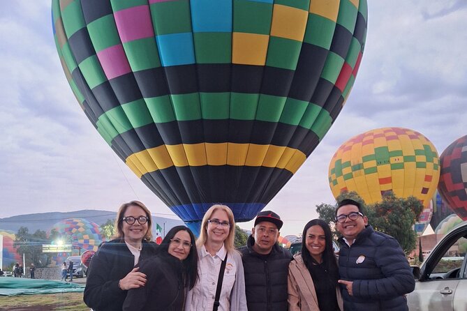 All-inclusive hot air balloon flight over Teotihuacan - Maguey, obsidian, and the artisan stop