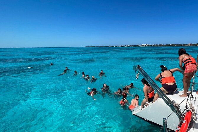 All Inclusive Isla Mujeres Catamaran - Playa Norte and its clear shallows