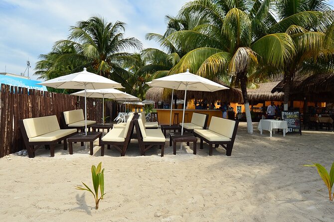 All-Inclusive Isla Mujeres Catamaran with Free Transportation - From Playa Tortugas to the open Caribbean