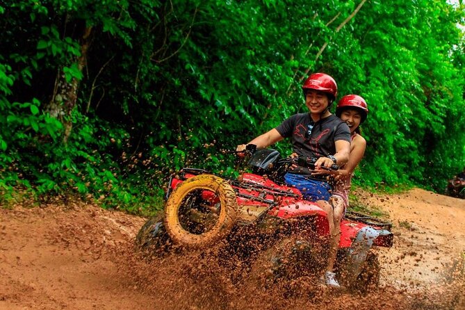 Amazing ATV Tour, Ziplines and Cenote Swim with Lunch and round trip included - Three Riviera Maya activities in one outing
