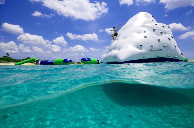 Aquatic Park at Mr. Sanchos Beach Club - Water Depth and Safety for Younger Children