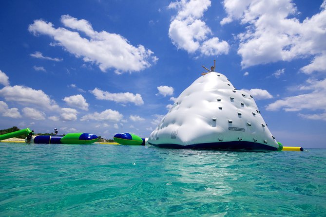 Aquatic Park at Mr. Sanchos Beach Club - The Water Course: Slides, Icebergs, and Trampolines