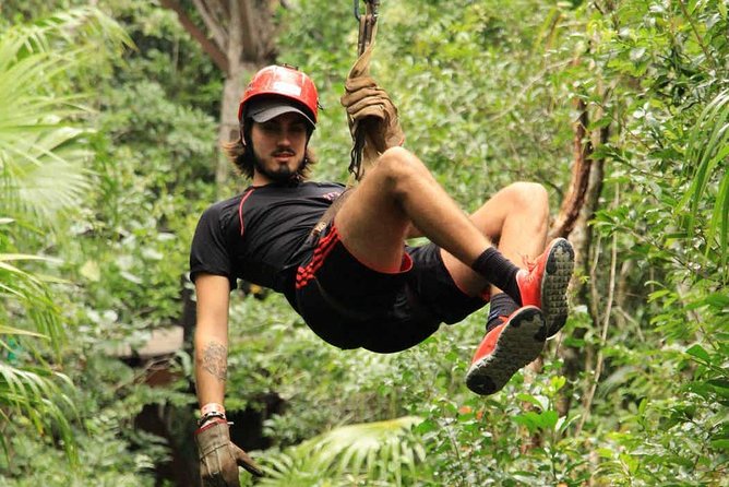 ATV Adventure Combo with Snorkeling, Ziplines, Cenote, and Lunch - The Mayan cenote finish