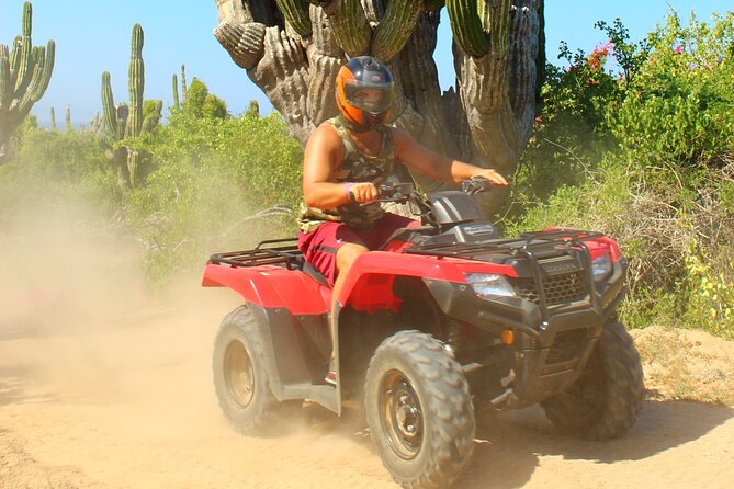 ATV Adventure in Rancho San Cristobal Cabo San Lucas - Quesadillas and water, with one important distinction