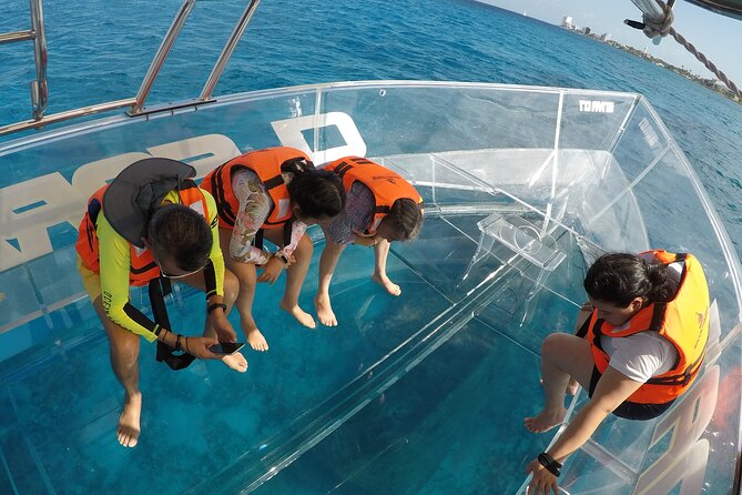 ATV and Clear Boat Ride Full Experience in Cozumel - Clear boat and snorkeling bring the best underwater views