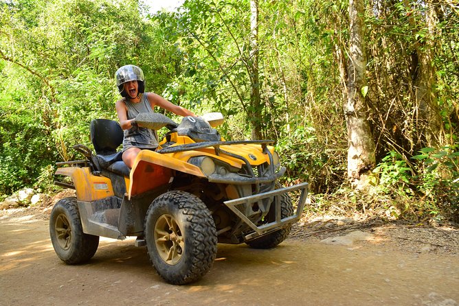 ATV Extreme and Snorkel Combo Tour from Cancun - From Cancun resorts to the Aventuras Mayas basecamp