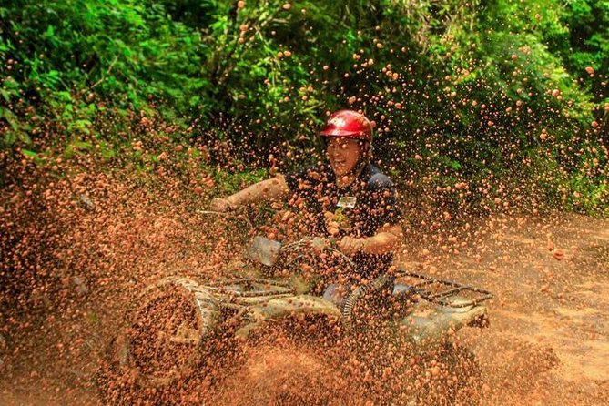 ATV Tour with Cenote swim, Ziplines, Transportation and Lunch Included - Ziplines above the trees