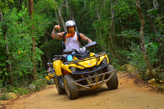 ATV Xtreme and Zipline Tour from Cancun - A cenote inside the limestone cave