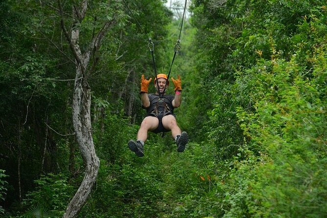 ATV & Zip Lines Single From Playa del Carmen - Swimming in a Remote Cenote