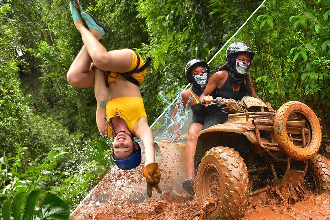 ATV, Ziplining & Cenote Tour, Transportation & Tequila Tasting - Five ziplines and three bridges in the canopy