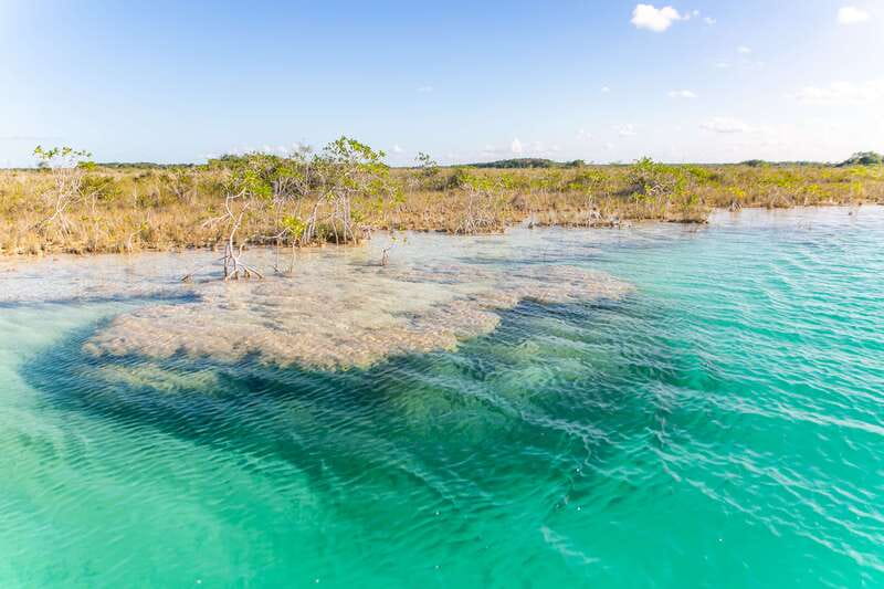 Bacalar: 3 Hour Boat Trip with Swimming & Drinks - Pirate Canal is the main swimming stop