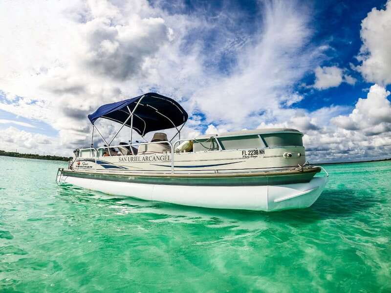 Bacalar: 3-hr Pontoon Boat Tour with Beach Club + Kayaks - The Pirate Canal: the longest stop