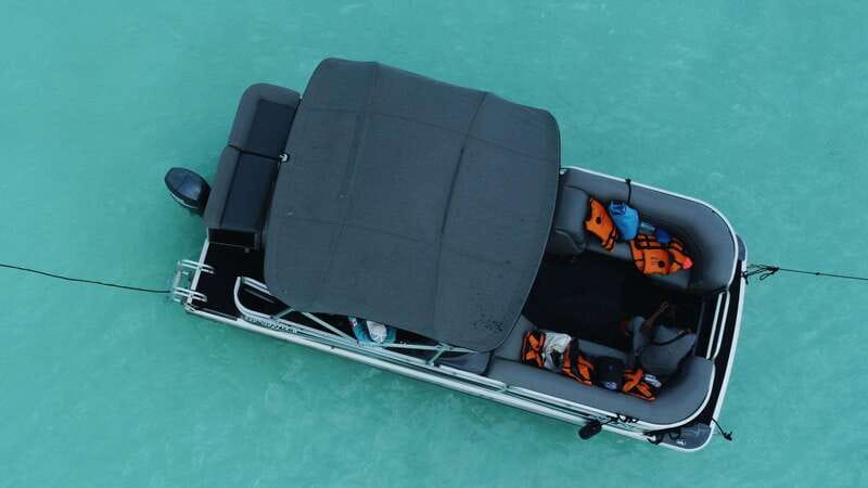 Bacalar: 3-hr Pontoon Boat Tour with Beach Club + Kayaks - Starting at the panoramic observatory
