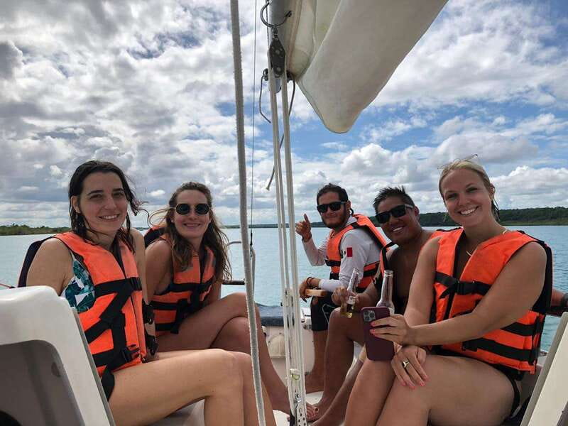 Bacalar: Group Sailing Trip with Swimming and Drinks - Pirate Canal brings the best photo stop