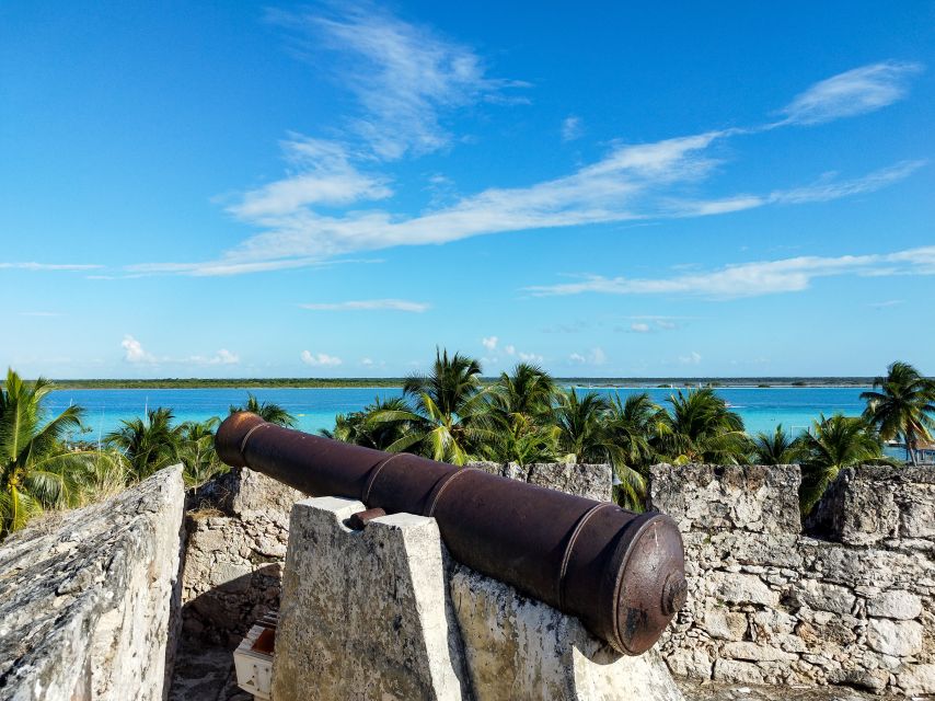 Bacalar: Lagoon, Pirate Canal, Stromatolite Day Trip w/Lunch - Cenote Negro and the Lagoon of Seven Colors