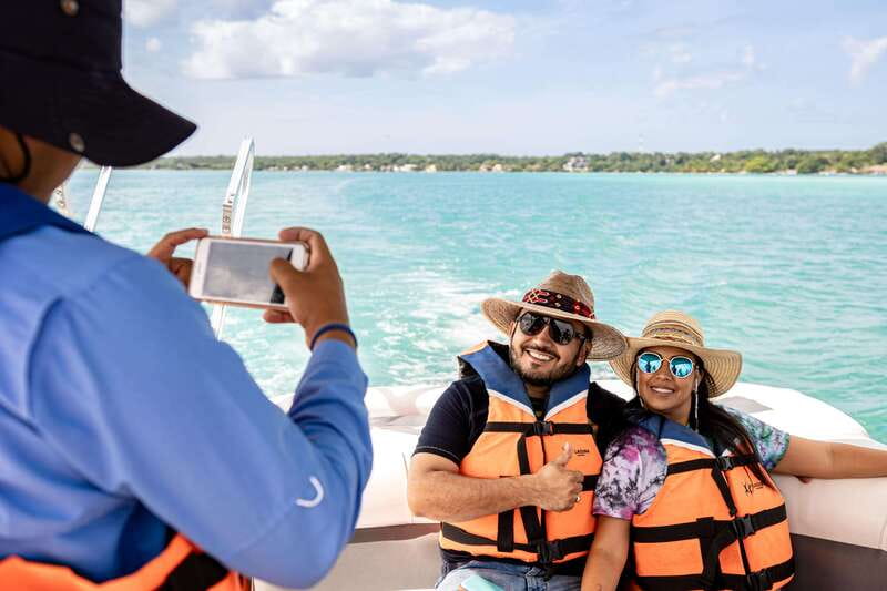 Bacalar: Lake of Seven Colors Pontoon Tour with Fruit - Key points to know before booking