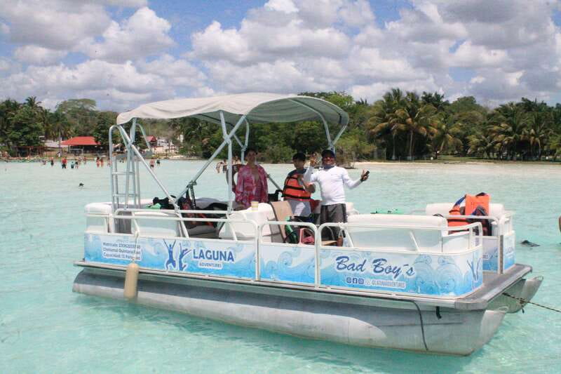Bacalar: Lake of Seven Colors Pontoon Tour with Fruit - Pirate Channel and the stories of Bacalar