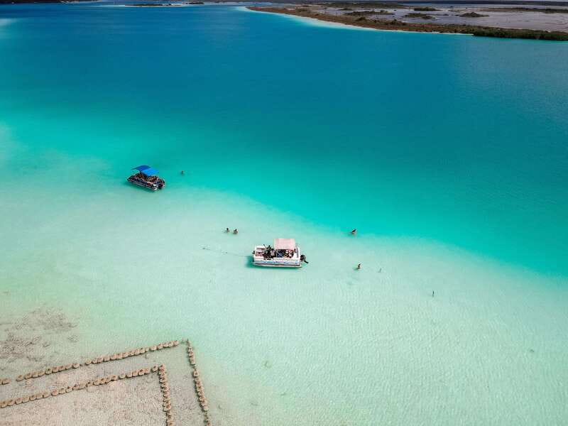 Bacalar: Lake of Seven Colors Pontoon Tour with Fruit - Cocalitos and its fragile stromatolites