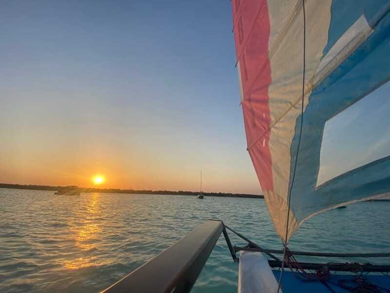 Bacalar: Sail Away with a Hobie Cat Catamaran - Margaritas, small groups, and the $49 price