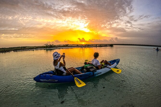 Bacalar Sunrise in Kayak - Sunrise near Laguna Mariscal