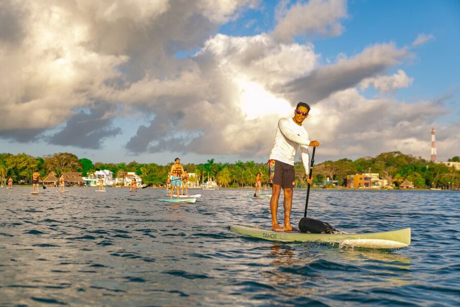 Bacalar: Sunrise Paddleboard Tour with Floating Picnic - Is $29 good value?