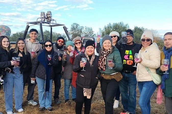 Balloon flight in Teotihuacán from Mexico City - Breakfast, toast, and the optional add-ons