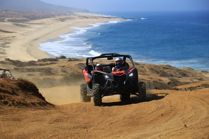 Beach and Desert Premium X3 UTV Tour in Cabo - Desert tracks and the dry river bed