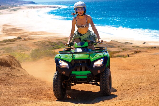 Beach ATV, Free Camel Ride, and Sky Bike Combo - Pedaling above the shore on the sky bike