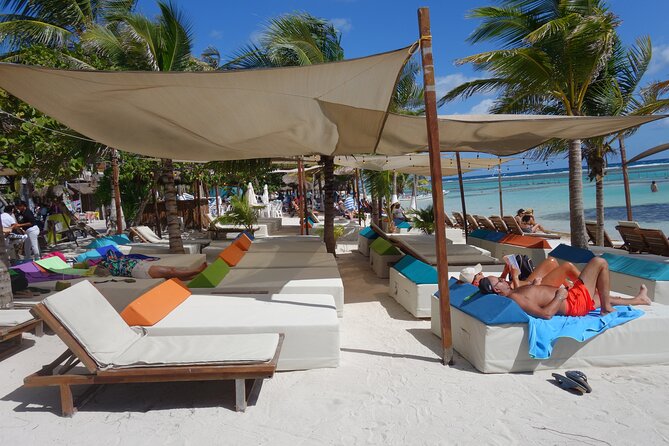 Beach Break Costa Maya with Lunch and Open Bar - Beach Beds, Shade, Showers, and Wi-Fi