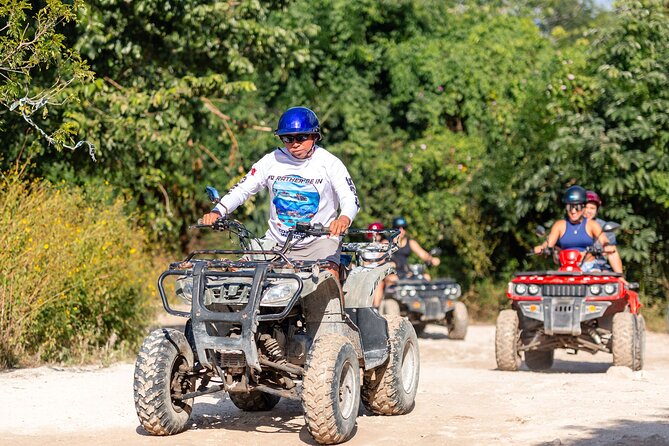 Best Cozumel ATV Jungle Tour + Jade Cavern + Beach + Locker - The ride begins with Cozumel jungle trails