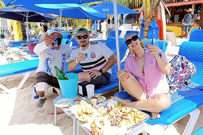 Best Cozumel Beach Day Pass + Food + Drinks San Francisco Beach - Kayaks, paddle boards, snorkeling, and inflatable games