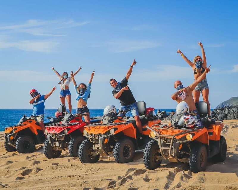 Cabo: Beach & Desert Single ATV Tour with Tequila Tasting - From Cabo hotel pickup to Migriño Park