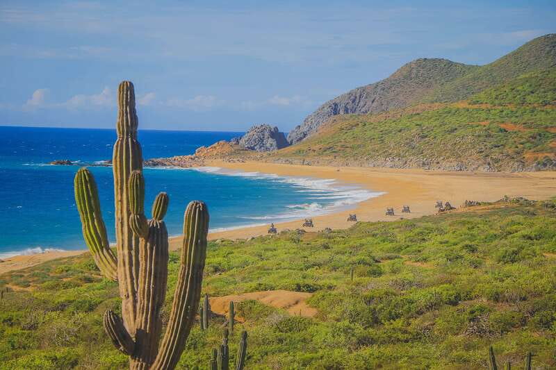 Cabo: Beach & Desert Single ATV Tour with Tequila Tasting - Through the desert trails and dry riverbed