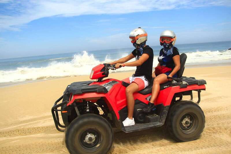 Cabo: Beach & Desert Single ATV Tour with Tequila Tasting - Reaching Migriño Beach