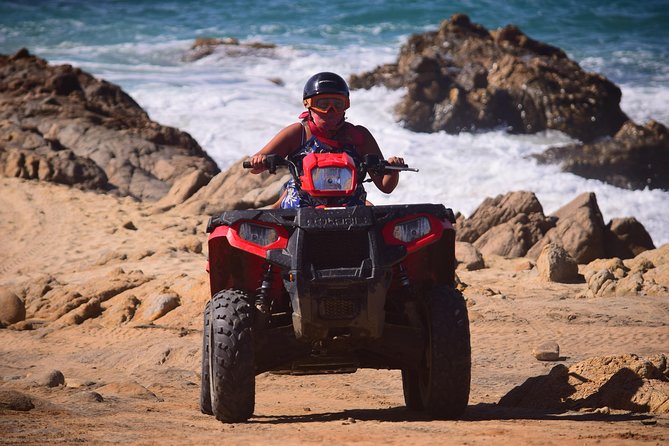 Cabo Migrino Beach and Desert ATV Tour plus Tequila Tasting - What the ATV ride feels like in practice