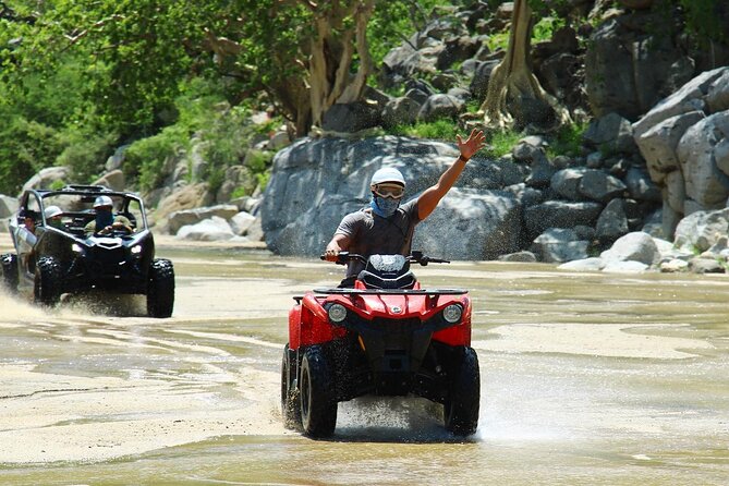 Cabo’s Best ATV Tour – Desert, Beach Ride & Tequila Tasting - Check-in, safety gear, and choosing your ATV