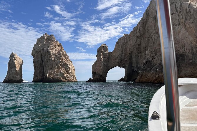 Cabo San Lucas Arc Group Tour in Glass Bottom Boat - From D Dock to Cabo’s famous rock formations