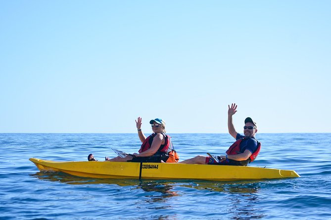 Cabo San Lucas Glass Bottom Kayak Tour and Snorkel at Two Bays - A calm start at Santa Maria Bay
